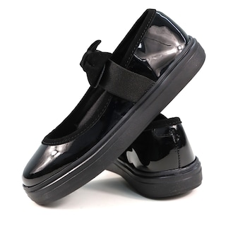 Foto 4 | Foto 4 | Zapato Escolar Karsten Negro Charol Moño Para Niña