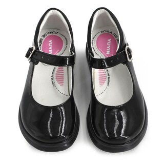 Foto 2 | Foto 2 | Zapato Escolar Yuyin Charol Corazón Negro Para Niña
