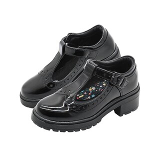 Foto 6 | Foto 6 | Zapato Escolar Bambino Para Niña Hebilla Charol Negro Negro