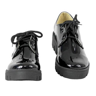 Foto 5 | Foto 5 | Zapato Escolar Negro Charol Niña Forro Piel Casual Kuali