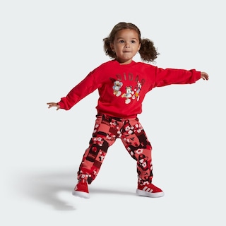 Foto 4 | Foto 4 | Tenis Bubblecomfy Adidas Rojo Niños