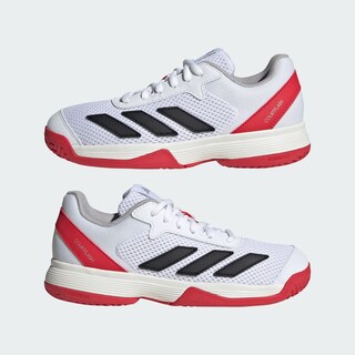 Foto 8 | Foto 8 | Tenis Courtflash Para Tenis Kids Adidas Blanco Niños