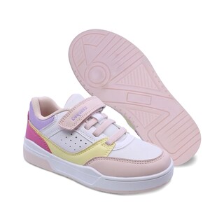 Foto 6 | Foto 6 | Tenis Casuales Para Niña Coqueta 203700-o Multicolor Con Ajuste Velcro Agujeta Elastica