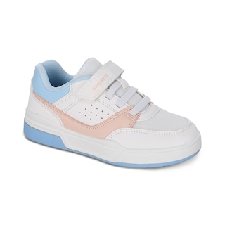 Foto 1 | Foto 1 | Tenis Casuales Para Niña Coqueta 203700-b Color Blanco Con Ajuste Velcro Y Agueta Elastica