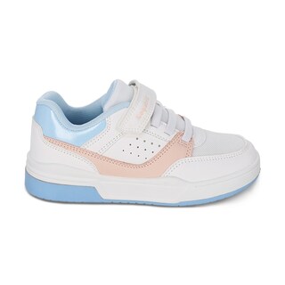 Foto 2 | Foto 2 | Tenis Casuales Para Niña Coqueta 203700-b Color Blanco Con Ajuste Velcro Y Agueta Elastica