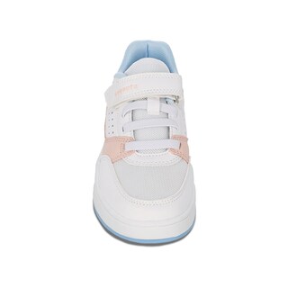 Foto 3 | Foto 3 | Tenis Casuales Para Niña Coqueta 203700-b Color Blanco Con Ajuste Velcro Y Agueta Elastica