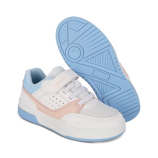 Foto 6 | Foto 6 | Tenis Casuales Para Niña Coqueta 203700-b Color Blanco Con Ajuste Velcro Y Agueta Elastica
