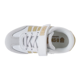 Foto 5 | Foto 5 | Tenis K-swiss Francis Court Kids Casuales Escolares Para Niña Color Blanco