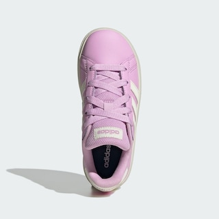 Foto 4 | Foto 4 | Tenis Adidas Grand Court Lifestyle Para Tenis Con Cordones Adidas Violeta Niños