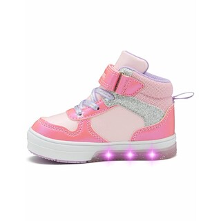 Foto 7 | Foto 7 | Tenis Bota Bubble Gummers Valery I Casual Con Luces Contactel Rosa