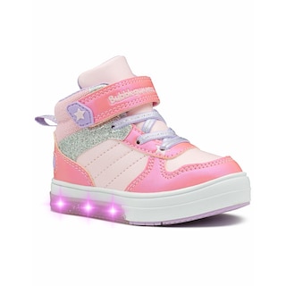 Foto 6 | Foto 6 | Tenis Bota Bubble Gummers Valery I Casual Con Luces Contactel Rosa