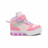Tenis Bota Bubble Gummers Valery I Casual Con Luces Contactel Rosa