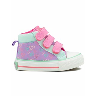 Foto 1 | Foto 1 | Tenis Bota Bubble Gummers Para Niña Valeria Corazoncitos Lila