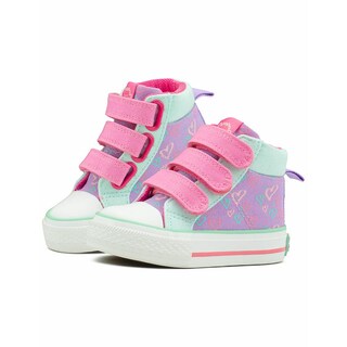 Foto 2 | Foto 2 | Tenis Bota Bubble Gummers Para Niña Valeria Corazoncitos Lila