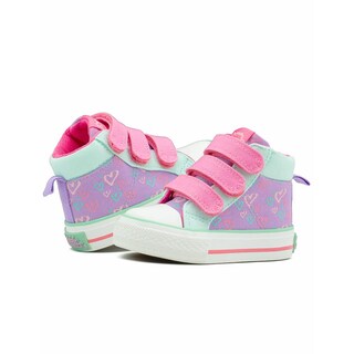 Foto 3 | Foto 3 | Tenis Bota Bubble Gummers Para Niña Valeria Corazoncitos Lila