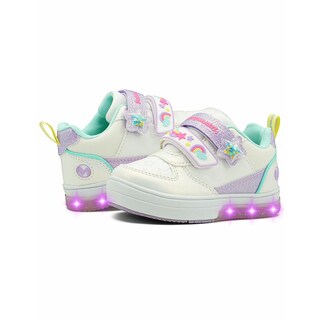 Foto 4 | Foto 4 | Tenis Con Luces Bubble Gummers Vilma Para Niña Arcoíris Blanco