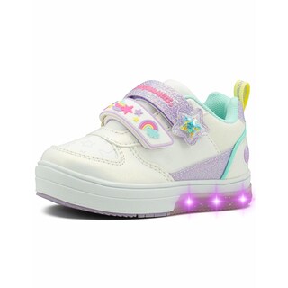 Foto 5 | Foto 5 | Tenis Con Luces Bubble Gummers Vilma Para Niña Arcoíris Blanco