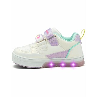 Foto 7 | Foto 7 | Tenis Con Luces Bubble Gummers Vilma Para Niña Arcoíris Blanco