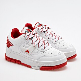 Foto 1 | Foto 1 | Clasben Tenis Urbano Para Niño Blanco Rojo Cod.131987
