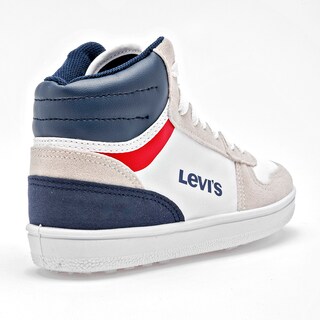Foto 2 | Foto 2 | Levi's Tenis Urbano Para Niño Blanco Gris Marino Cod.133361