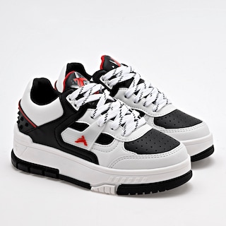 Foto 1 | Foto 1 | Clasben Tenis Urbano Para Niño Blanco Negro Cod.131986