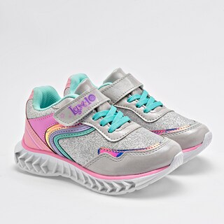 Foto 1 | Foto 1 | Lux-10 Tenis Urbano Para Niña Plata Multicolor Cod.132427