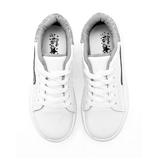 Foto 2 | Foto 2 | Nazzcar Tenis Urbano Para Niña Blanco Plata Cod.132649