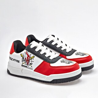 Foto 1 | Foto 1 | Licencias Yuyin Tenis Urbano Para Niño Blanco Negro Rojo Cod.132408