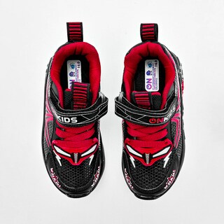 Foto 2 | Foto 2 | On Kids Tenis Urbano Para Niño Negro Rojo, Con Luces Cod.132691