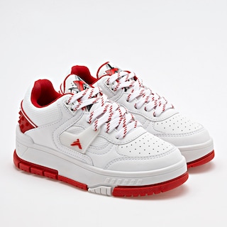 Foto 1 | Foto 1 | Clasben Tenis Urbano Para Niño Blanco Rojo Cod.131987