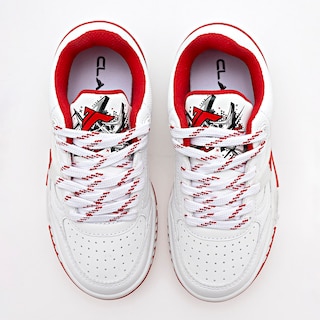 Foto 2 | Foto 2 | Clasben Tenis Urbano Para Niño Blanco Rojo Cod.131987