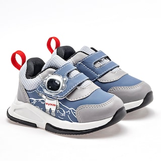 Foto 1 | Foto 1 | Yuyin Tenis Urbano Para Niño Azul Gris Cod.132956