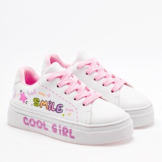 Foto 1 | Foto 1 | Yuyin Tenis Urbano Para Niña Blanco Multicolor Cod.132969