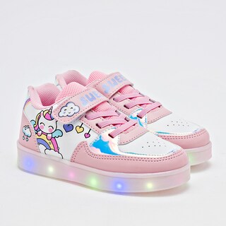 Foto 1 | Foto 1 | Space Boys Tenis Urbano Para Niña Blanco Multicolor, Con Luces, Agujeta Elastica Cod.133450