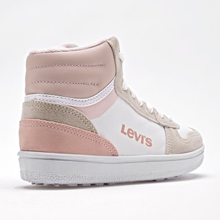 Foto 2 | Foto 2 | Levi's Tenis Urbano Para Niña Blanco Gris Rosa Cod.132388