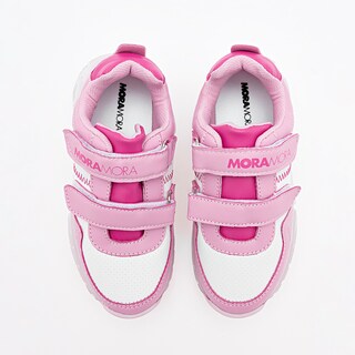 Foto 2 | Foto 2 | Moramora Tenis Urbano Para Niña Rosa Blanco Fucsia, Con Luces Cod.132533