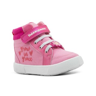 Foto 5 | Foto 5 | Tenis Bota Luces Niña Tabata Iii Velcro Antiderrapante 12-17 Fucsia