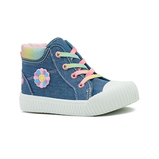 Foto 5 | Foto 5 | Tenis Niña Bubble Gummers Mezclilla Botita Ligera Flexible Azul Oscuro