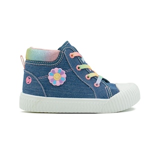 Foto 7 | Foto 7 | Tenis Niña Bubble Gummers Mezclilla Botita Ligera Flexible Azul Oscuro
