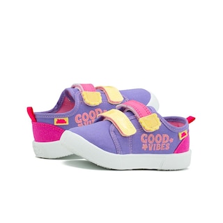 Foto 2 | Foto 2 | Tenis Bubble Gummers Turron Para Niñas Velcro Lila/fiusha Fucsia