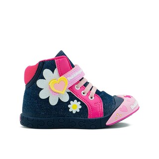 Foto 7 | Foto 7 | Tenis Bota Bubble Gummers Taiwan Para Niña Mezclilla/fiusha Fucsia