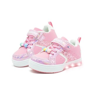Foto 1 | Foto 1 | Tenis Bubble Gummers Toto Para Niña Con Luces Velcro En Rosa Rosa