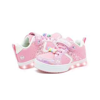 Foto 3 | Foto 3 | Tenis Bubble Gummers Toto Para Niña Con Luces Velcro En Rosa Rosa
