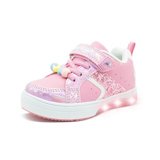 Foto 4 | Foto 4 | Tenis Bubble Gummers Toto Para Niña Con Luces Velcro En Rosa Rosa