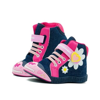 Foto 1 | Foto 1 | Tenis Bota Bubble Gummers Taiwan Para Niña Mezclilla/fiusha Fucsia