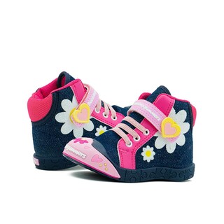 Foto 2 | Foto 2 | Tenis Bota Bubble Gummers Taiwan Para Niña Mezclilla/fiusha Fucsia