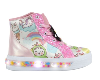 Foto 1 | Foto 1 | Tenis Unicornio Niña Luces Led Bota Brillos Velcro Botas