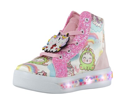 Foto 2 | Foto 2 | Tenis Unicornio Niña Luces Led Bota Brillos Velcro Botas