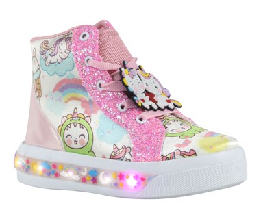 Foto 3 | Foto 3 | Tenis Unicornio Niña Luces Led Bota Brillos Velcro Botas