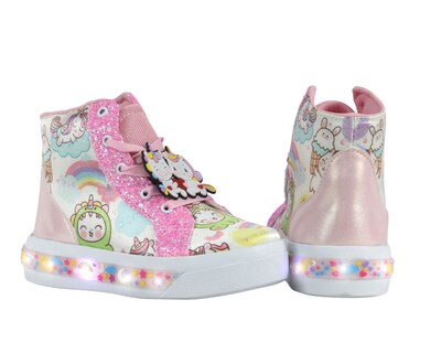 Foto 4 | Foto 4 | Tenis Unicornio Niña Luces Led Bota Brillos Velcro Botas